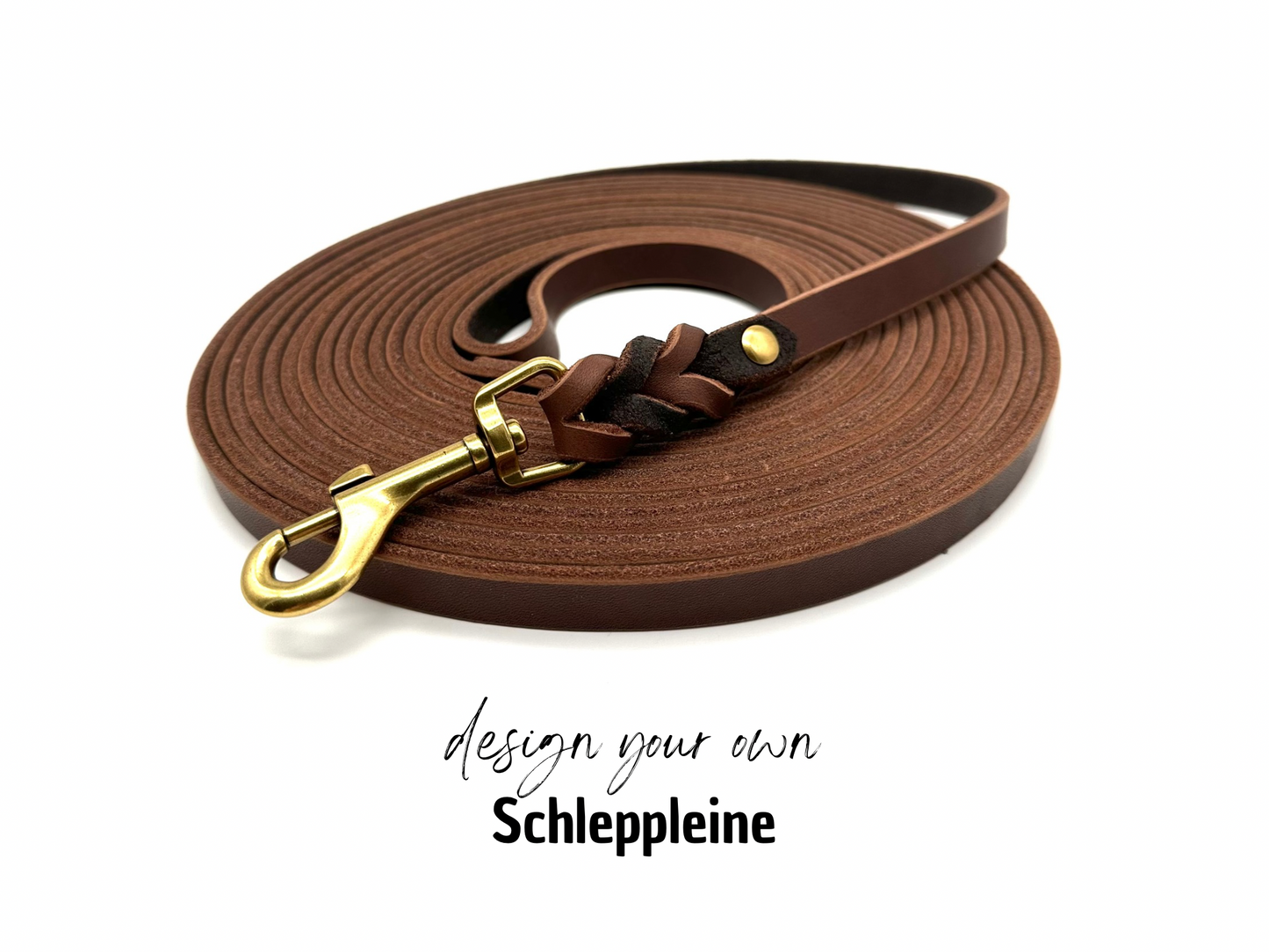 Schleppleine aus Fettleder