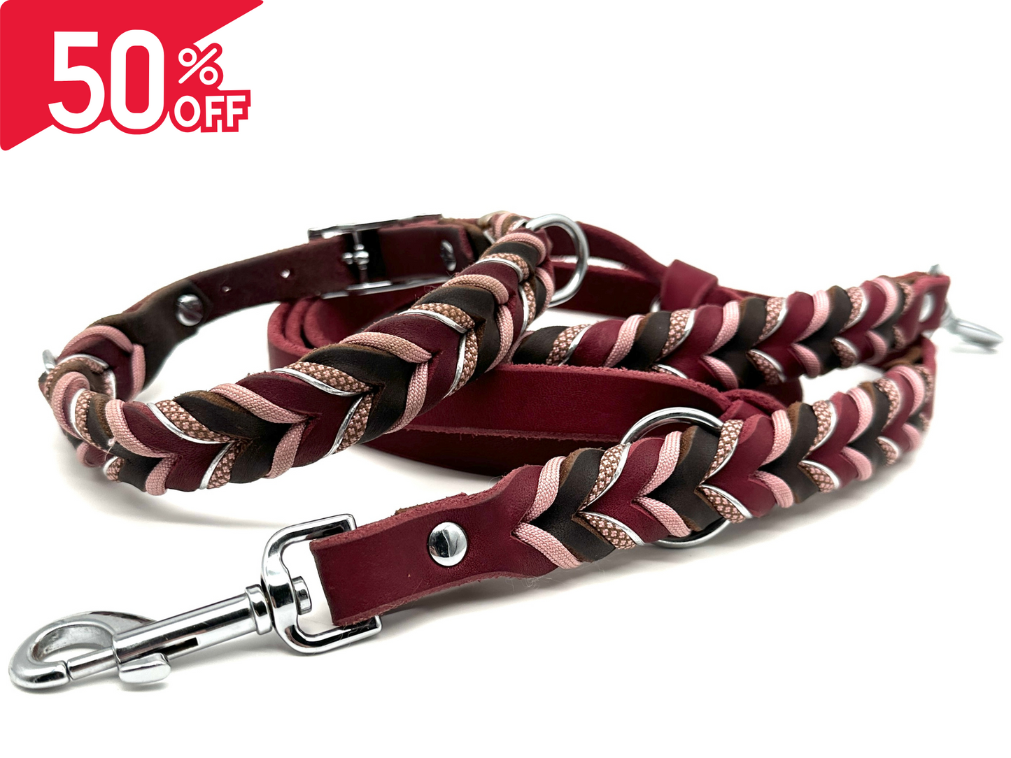 Verstellbares Halsband & Leine