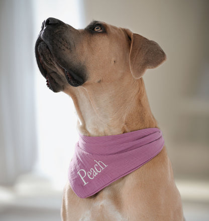 Musselin Hundehalstuch MALVE