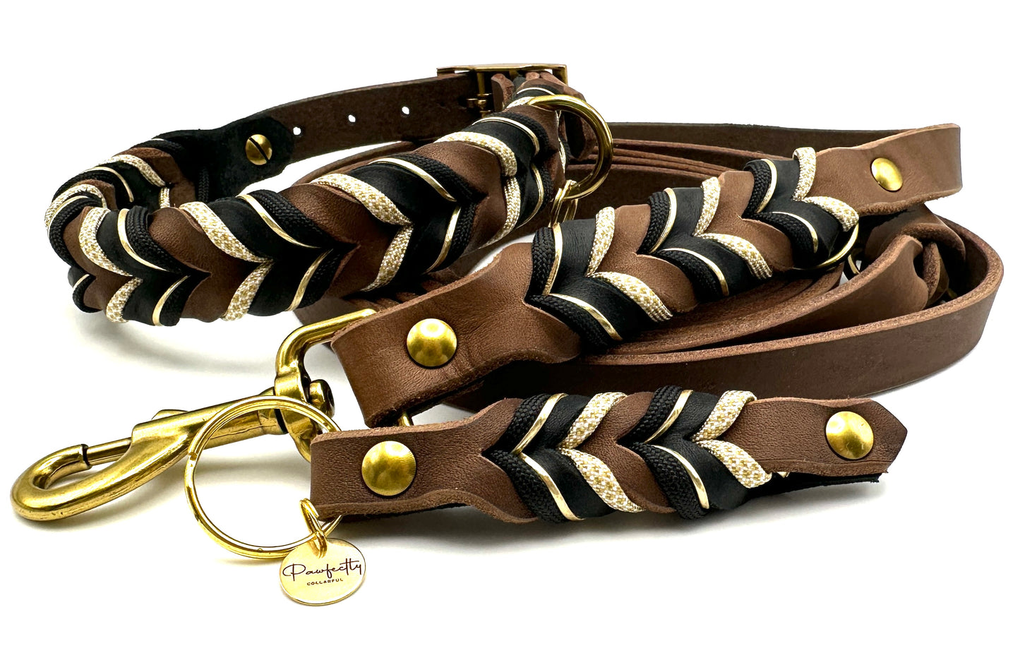 Fettleder Halsband "DIEGO"