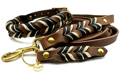 Fettleder Halsband "DIEGO"