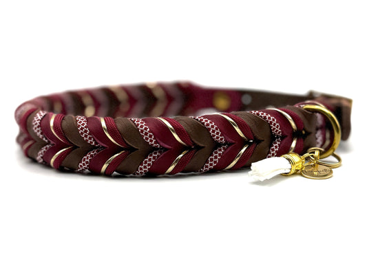 Fettleder Halsband "ROMANCE"