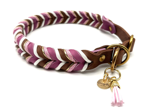 Fettleder Halsband "BELLA"
