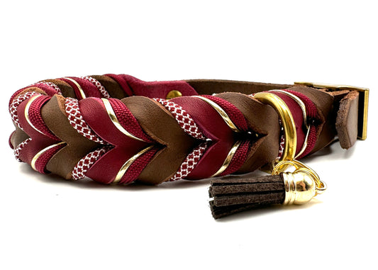 Fettleder Halsband "ROMANCE"