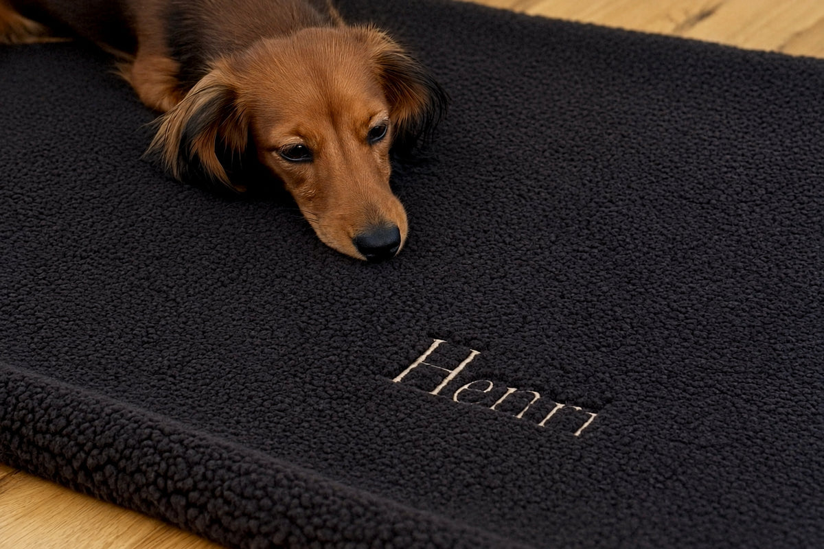 Teddy Hundedecke DUNKELBRAUN