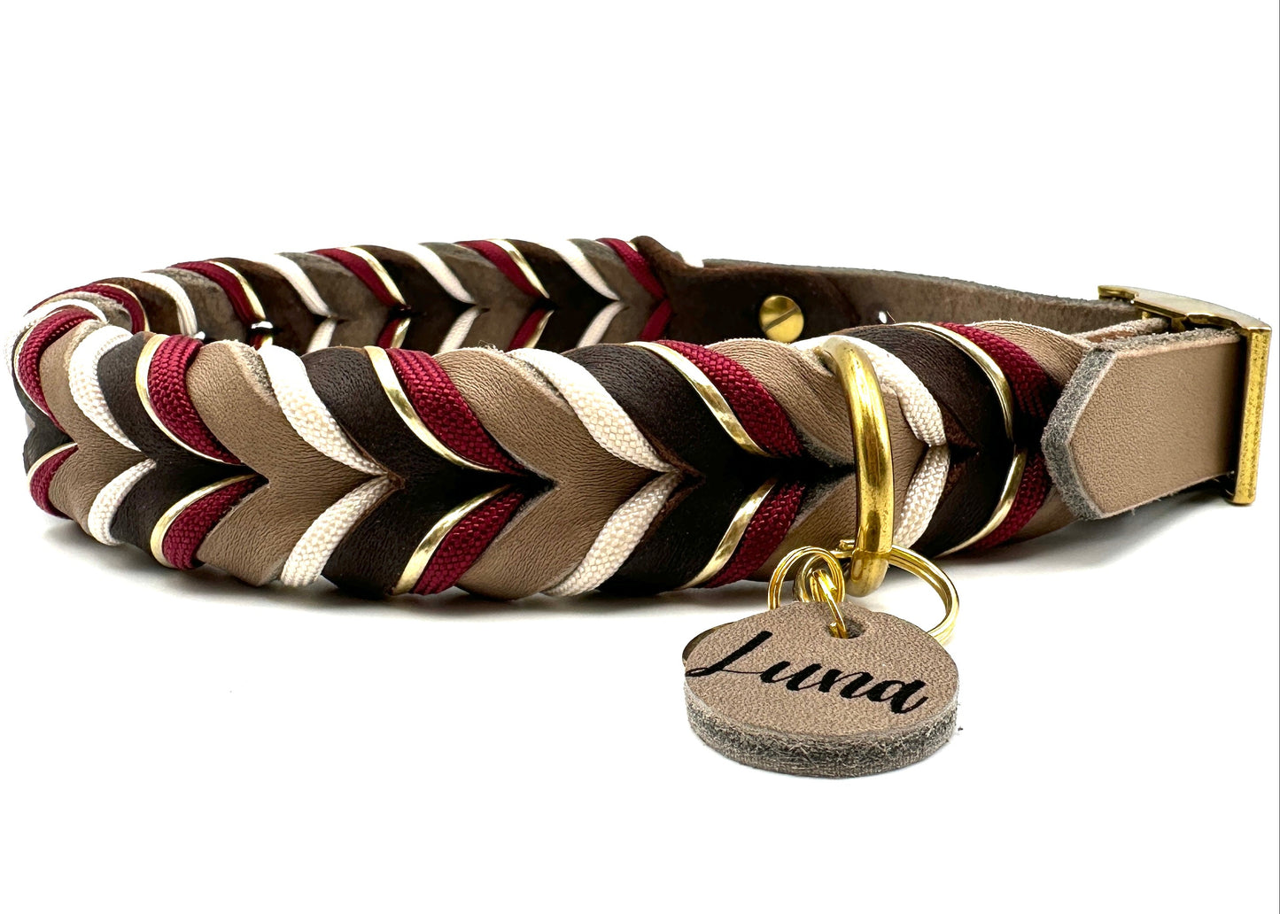 Fettleder Halsband "BAILEY"