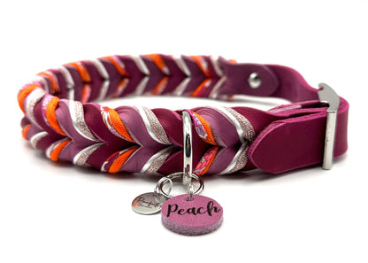 Fettleder Halsband "DAHLIA"