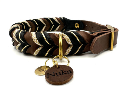 Fettleder Halsband "DIEGO"