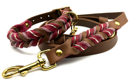 Fettleder Halsband "ROMANCE"