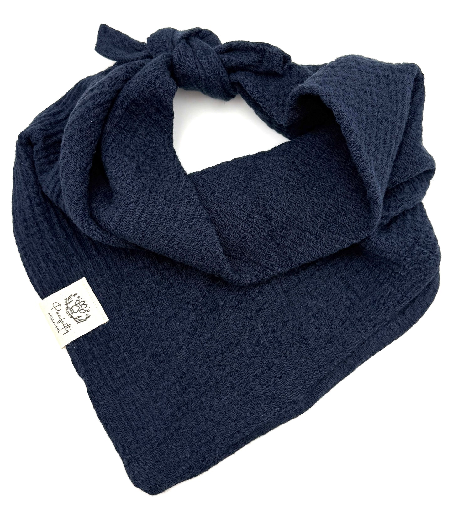 Musselin Hundehalstuch, HU 42 - 50 cm