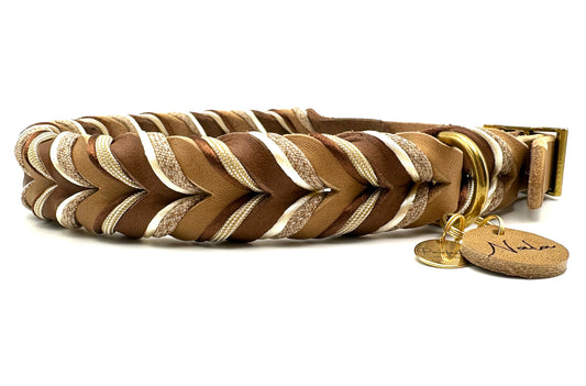 Fettleder Halsband "SAVANNAH"