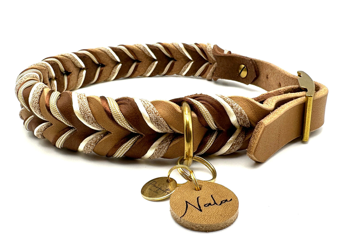 Fettleder Halsband "SAVANNAH"