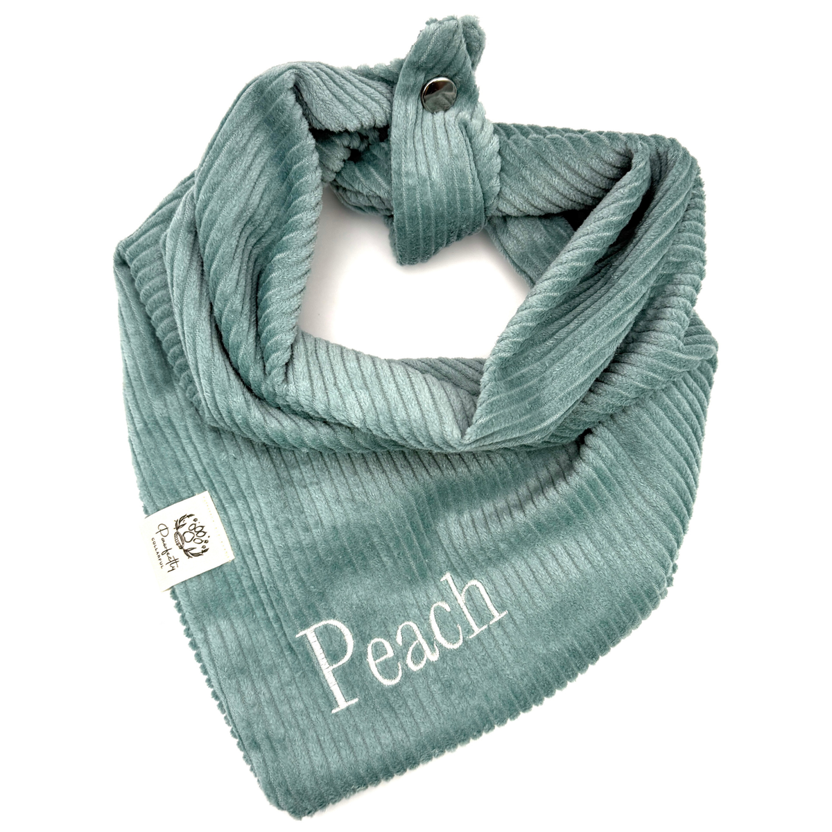 Cord-Hundehalstuch PFEFFERMINZE