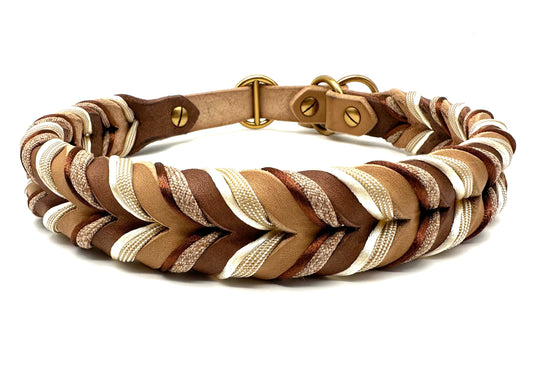 Fettleder Halsband "SAVANNAH"