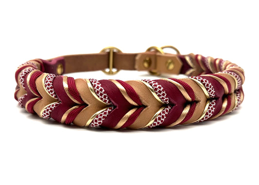 Fettleder Halsband "GLORIA"