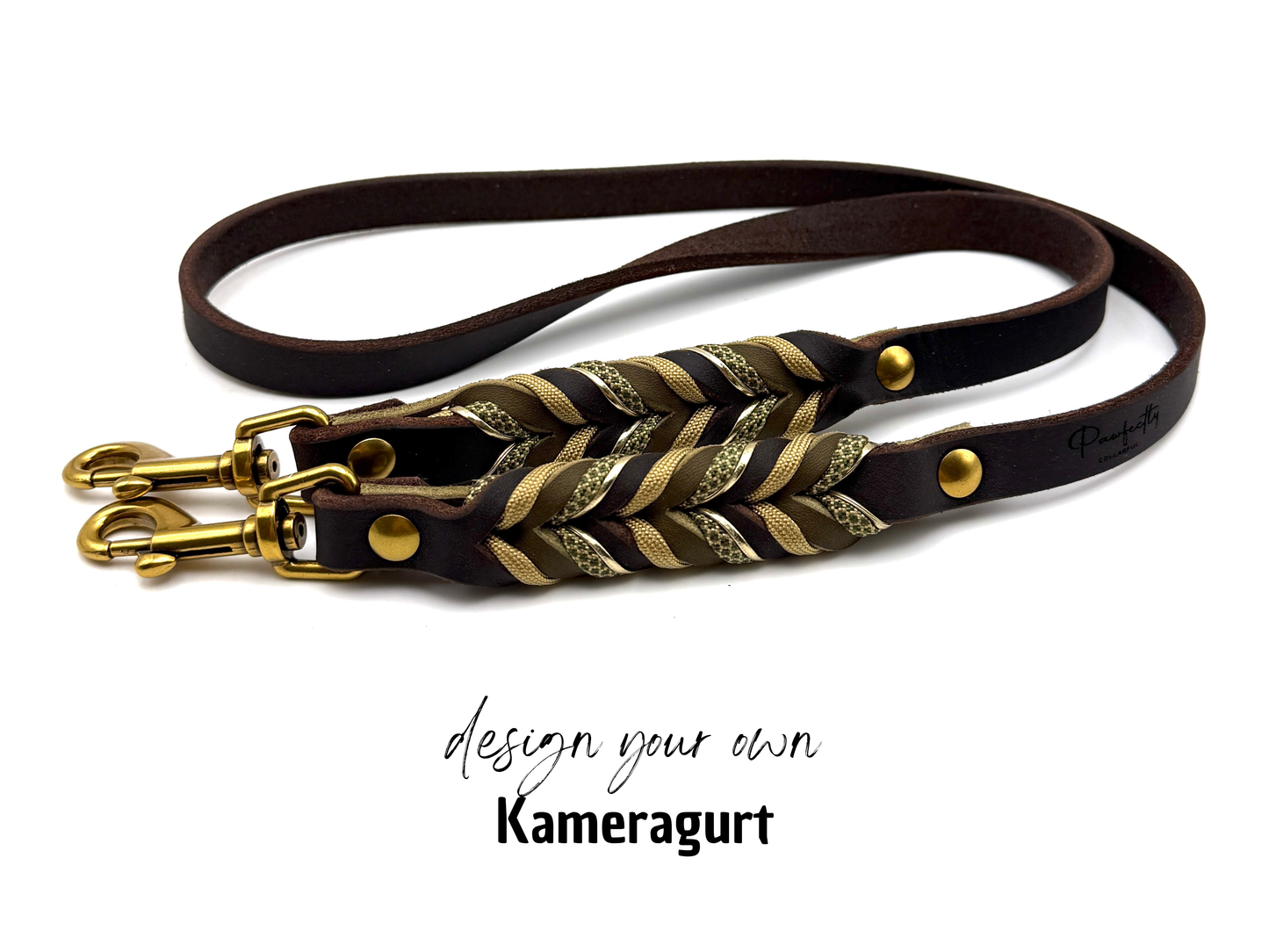 Kameragurt aus Fettleder
